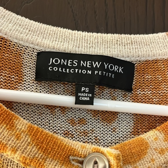 Jones New York Multicolor Button-Up Cardigan - Picture 2 of 5